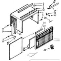 Sears 187772 cabinet parts diagram