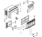 Kenmore 1067790750 cabinet parts diagram