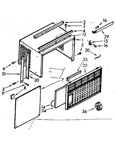 Cabinet parts