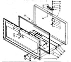 Kenmore 1988165515 door parts diagram