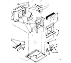 Kenmore 1068700750 air flow parts diagram