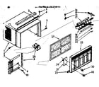 Kenmore 1068700750 cabinet parts diagram