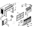 Kenmore 1068710750 cabinet parts diagram
