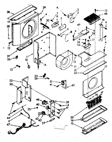 Air flow and control parts