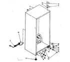 Kenmore 1068265510 cabinet parts diagram
