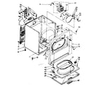 Kenmore 11086692300 cabinet parts diagram