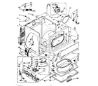 Kenmore 11087692600 cabinet parts diagram