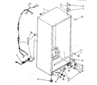 Kenmore 1068265910 cabinet parts diagram