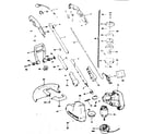 Craftsman 257796030 drive shaft and head assembly diagram