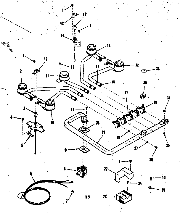 Burner section