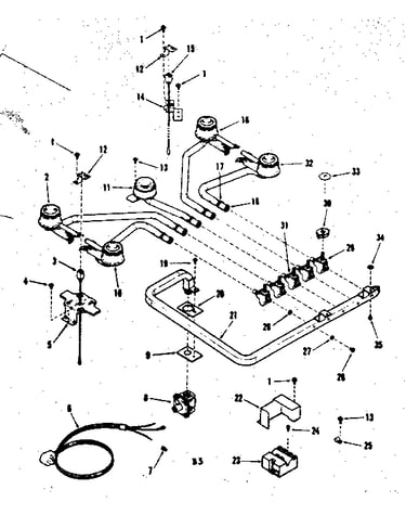 Burner section