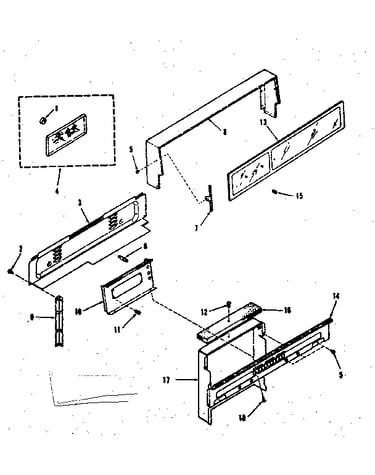 Backguard section