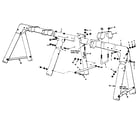 Sears 70172017-80 frame assembly no. 83a diagram