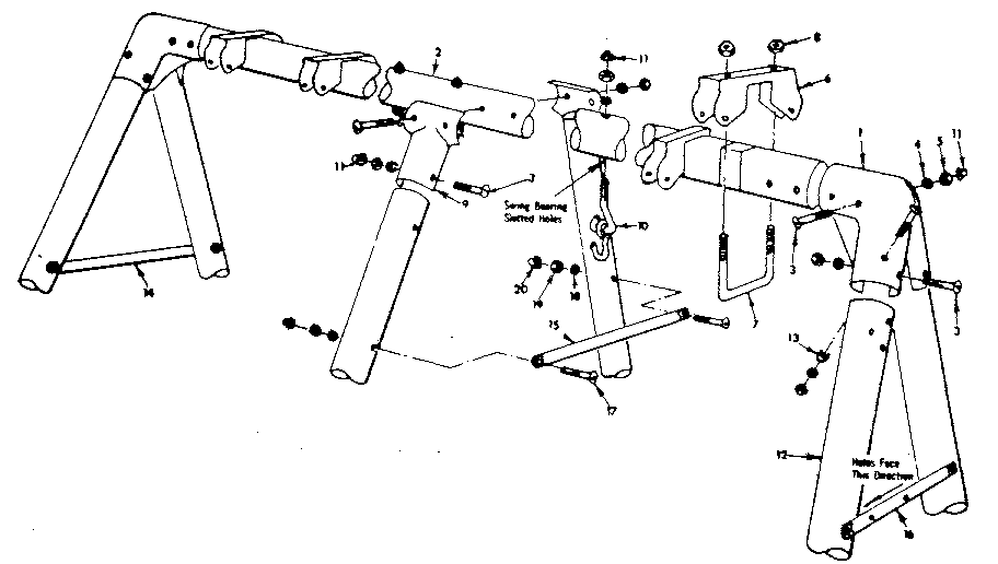 Frame assembly no. 83a