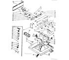 Kenmore 11082592710 top and console parts diagram