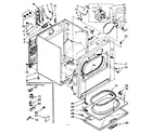 Kenmore 11086594400 cabinet parts diagram