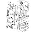 Kenmore 11087592710 cabinet parts diagram