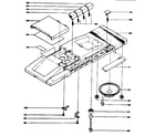 PhoneMate 5050/6550 answering machine cabinet diagram