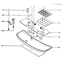 PhoneMate 5050/6550 handset cabinet back assembly diagram