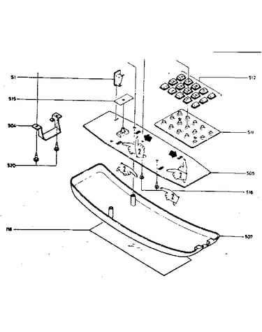 Handset cabinet back assembly