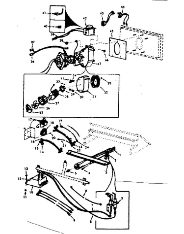 Electrical and vent blower