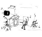 Kenmore 867762241 blower assembly diagram