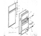 Kenmore 2538757222 door parts diagram