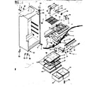 Kenmore 2538757272 cabinet parts diagram