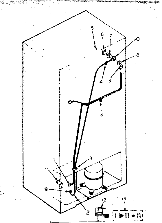 Ice maker installation parts