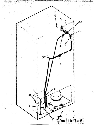 Ice maker installation parts