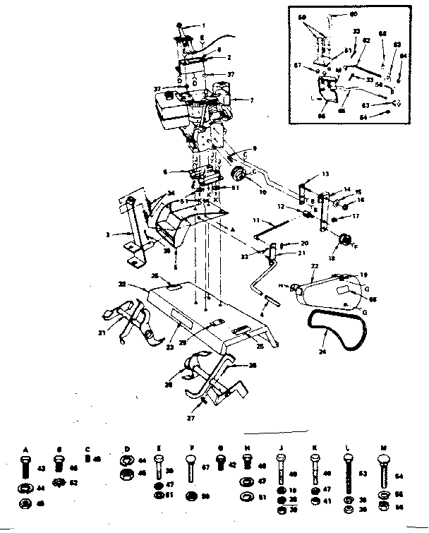 Engine and tines