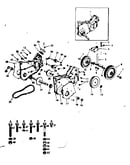 Transmission and gauge wheels