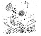 Kenmore 2538750890 electrical system and air handling diagram