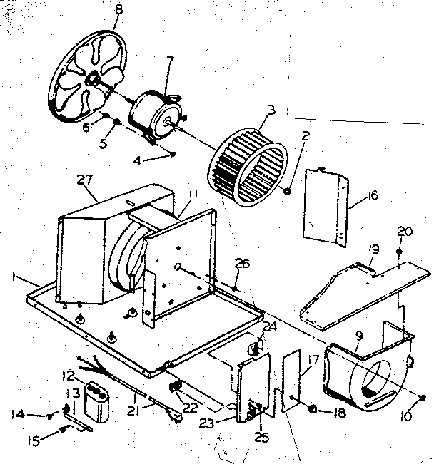 Electrical system and air handling parts