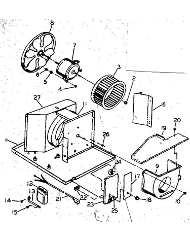 Electrical system and air handling parts