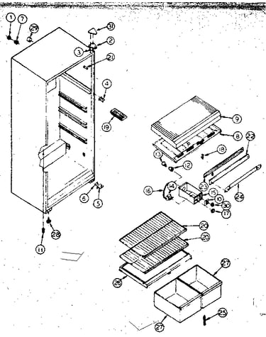 Cabinet parts