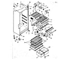 Kenmore 2538369200 cabinet parts diagram