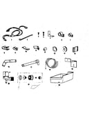 Ice maker installation parts