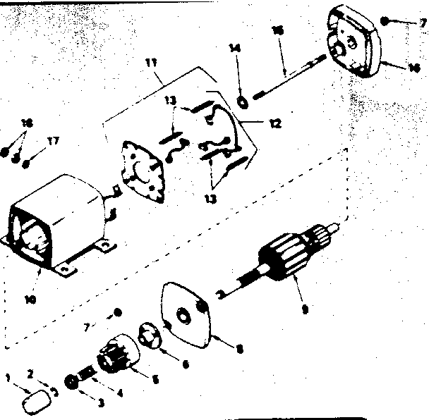 STARTER MOTOR NO. 33605