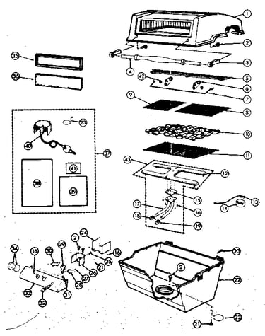 Grill and burner