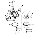 Craftsman 143364042 carburetor no. 632389 diagram
