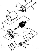 Electric starter motor no. 34834