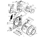 Kenmore 11076408160 bulkhead parts diagram