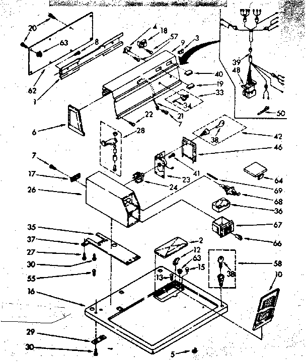 Top and console parts
