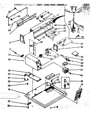 Top and console parts