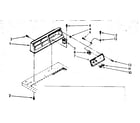 Kenmore 11086406850 console and control parts diagram