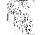 Kenmore 11086406150 cabinet parts diagram