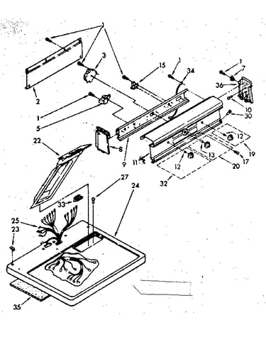 Top and console parts