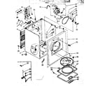 Kenmore 11086475930 cabinet parts diagram