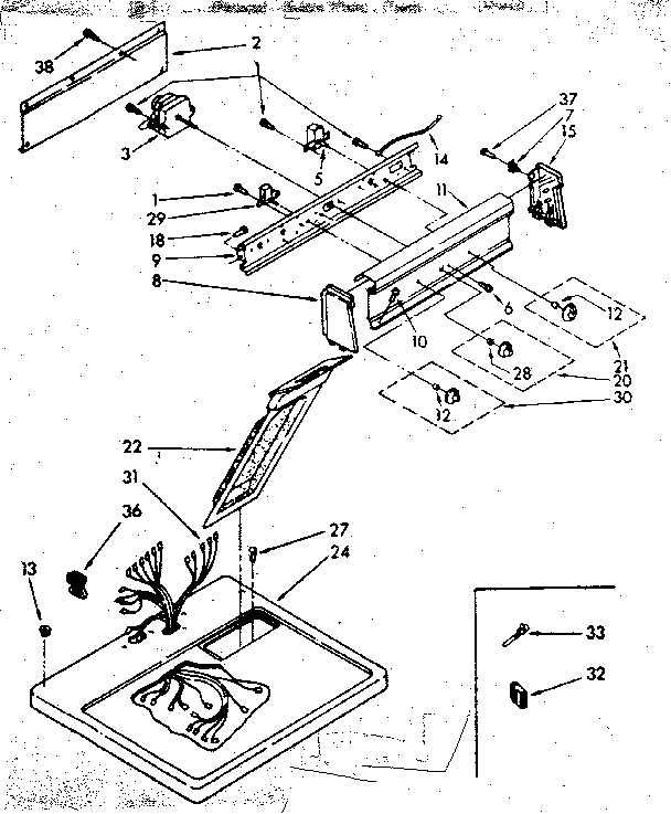 Top and console parts